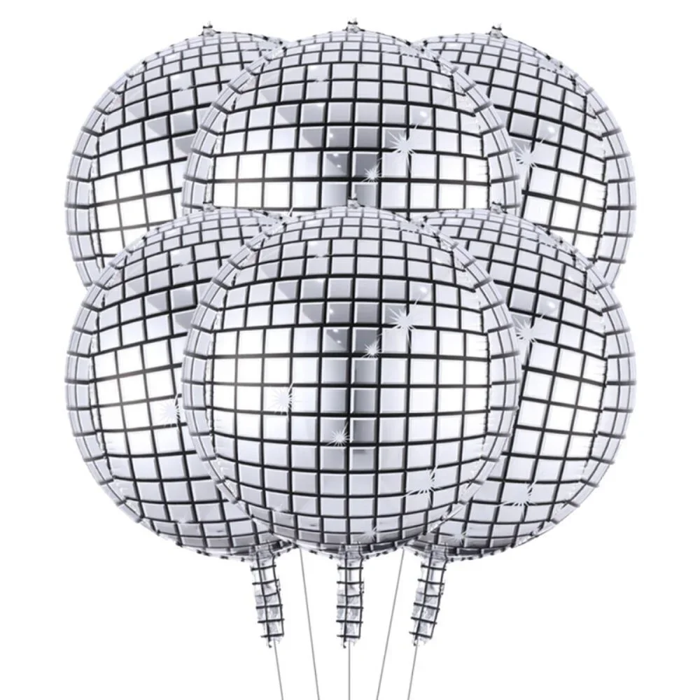 4D Disco Shaped Balloon Pack of 8